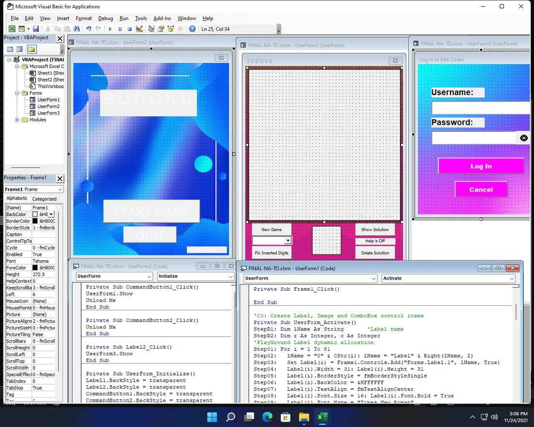 Sudoku in Excel VBA