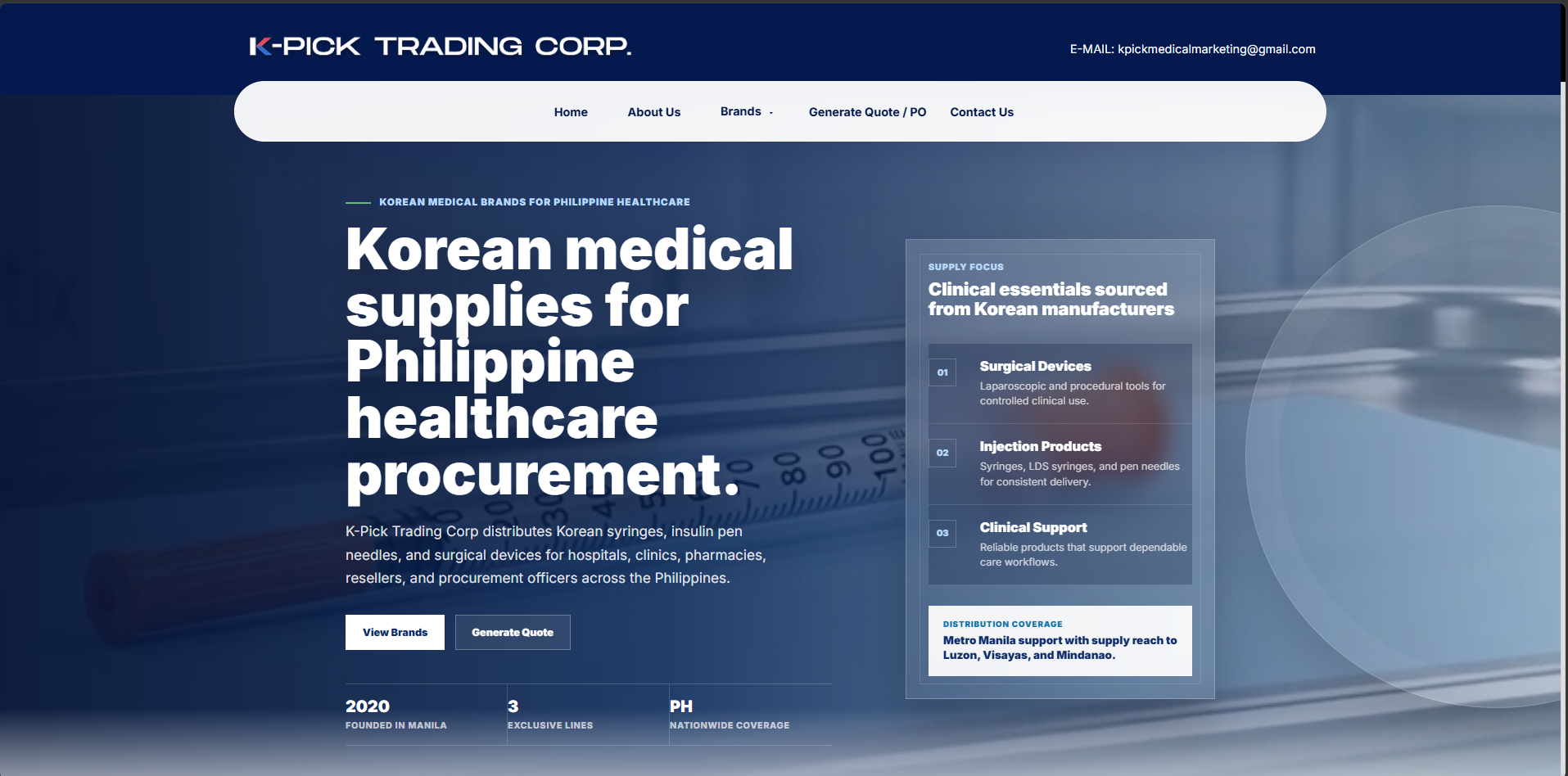 K-Pick Trading Corp Website
